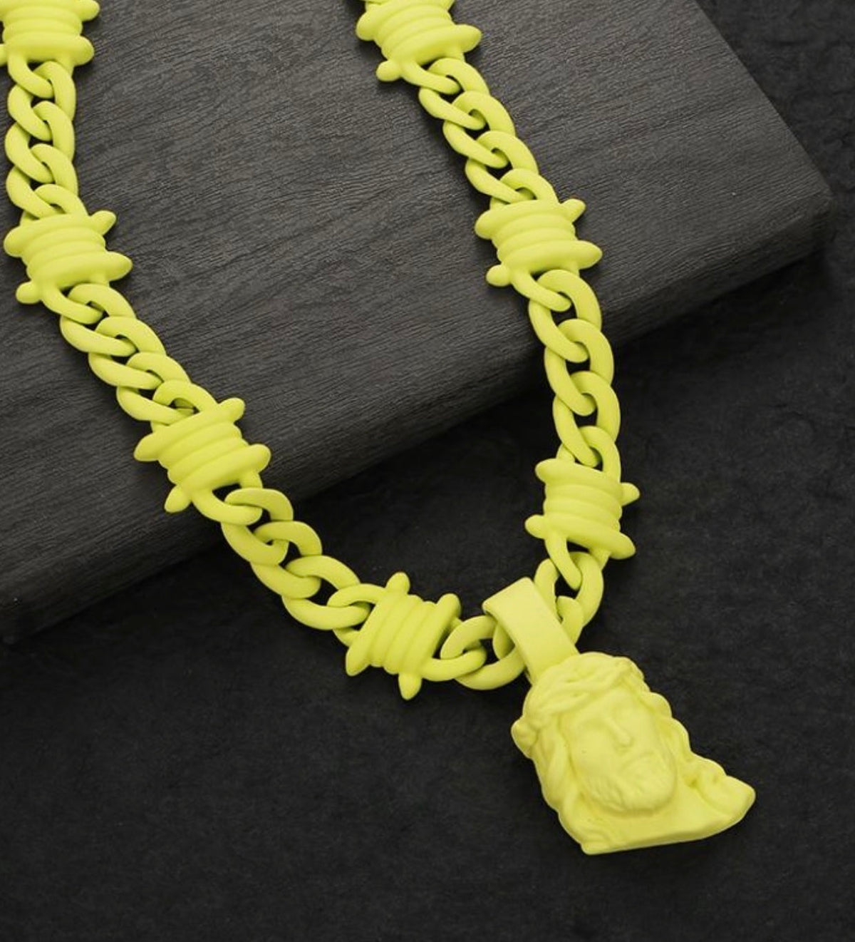 F.A   Matte Multi Color  Jesus Chain