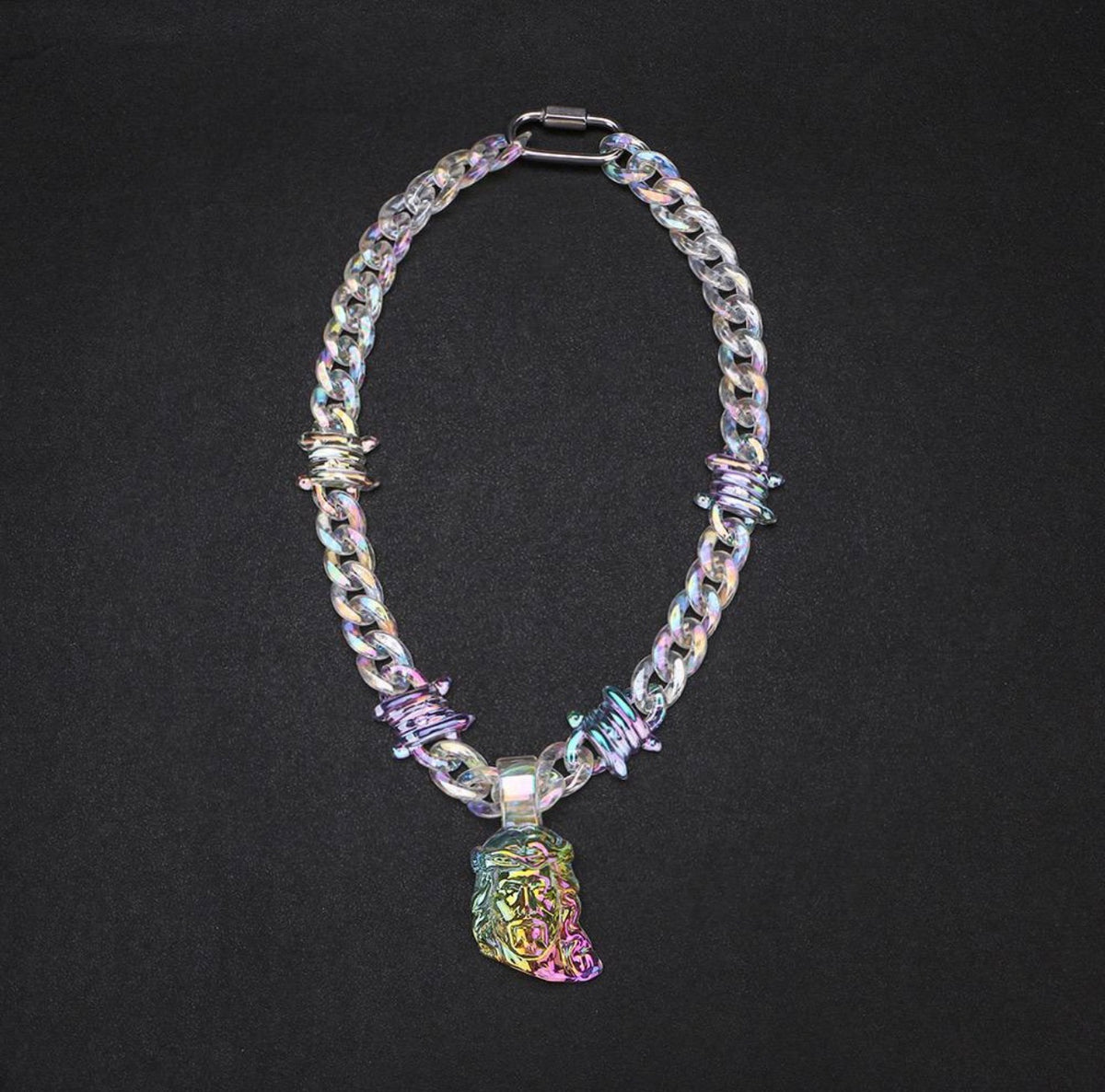 F.A Jesus Piece iridescent Chain