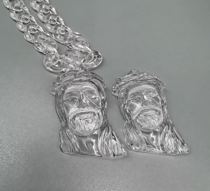 F.A Clear Jesus Chain