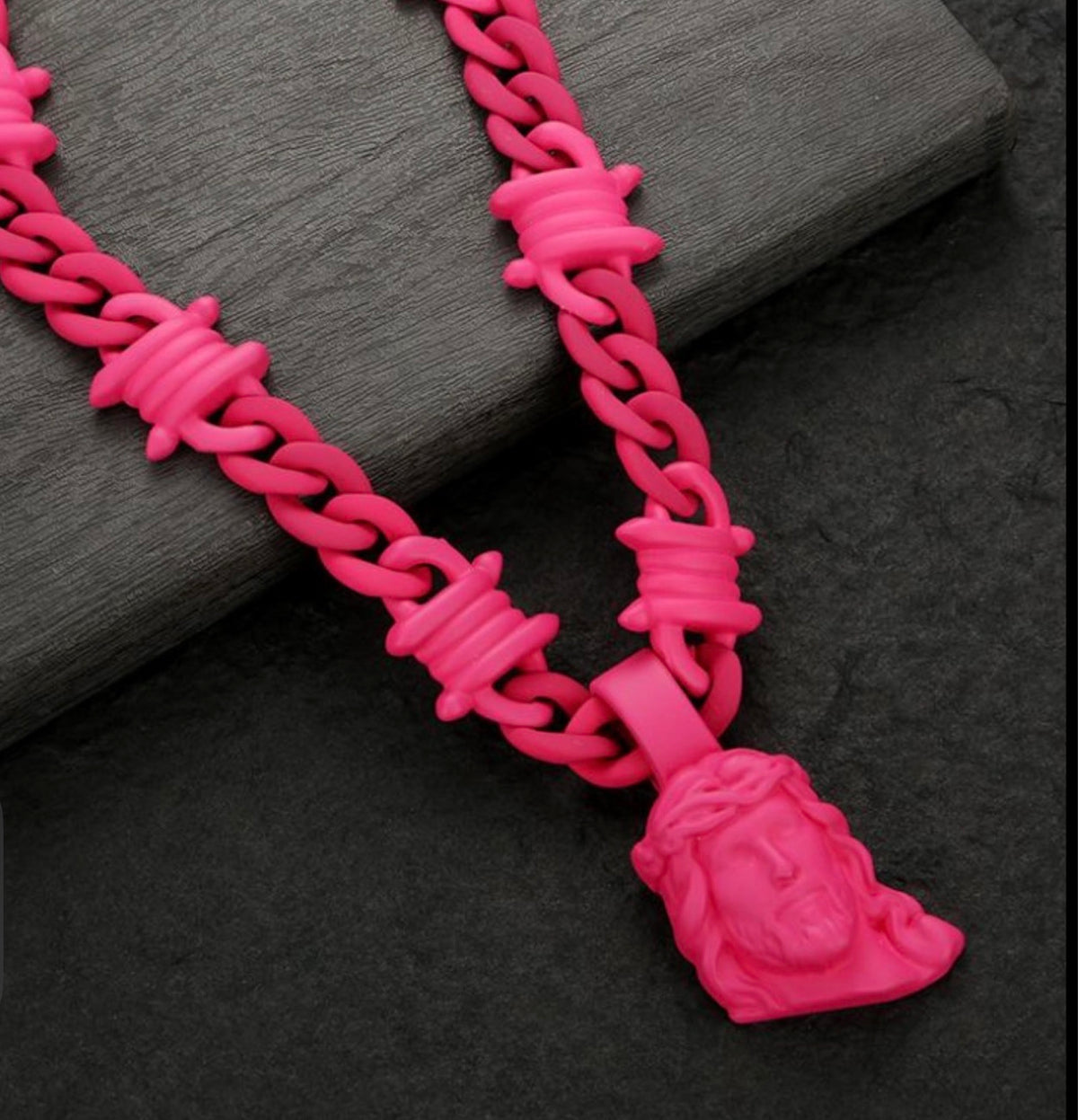 F.A   Matte Multi Color  Jesus Chain