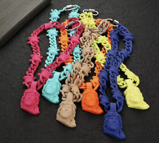 F.A   Matte Multi Color  Jesus Chain